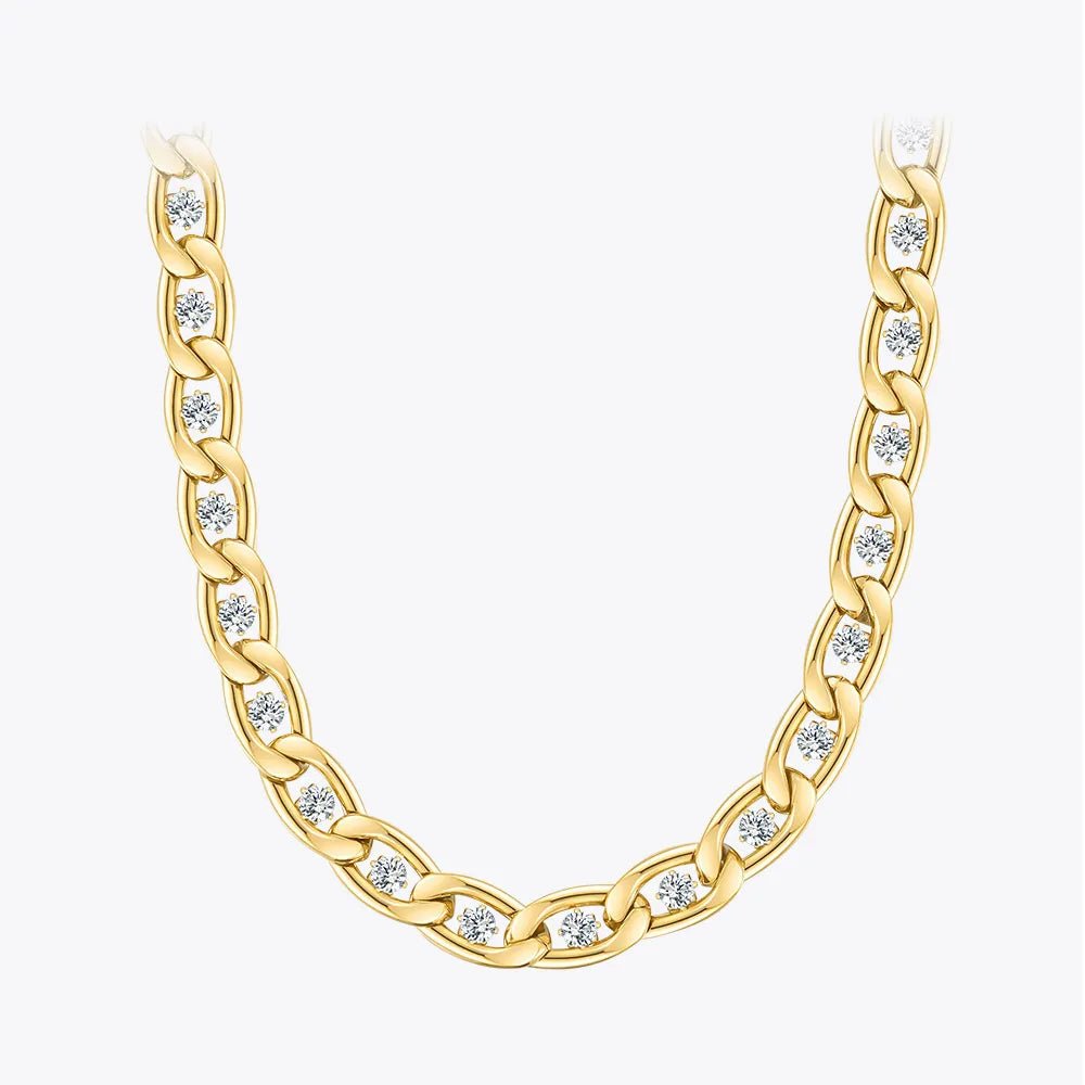 Mia Stainless Steel Choker Necklace - HOUSE OF SHE