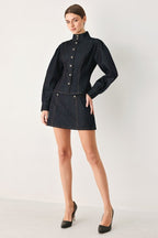 Modern Prep Denim Skort - HOUSE OF SHE