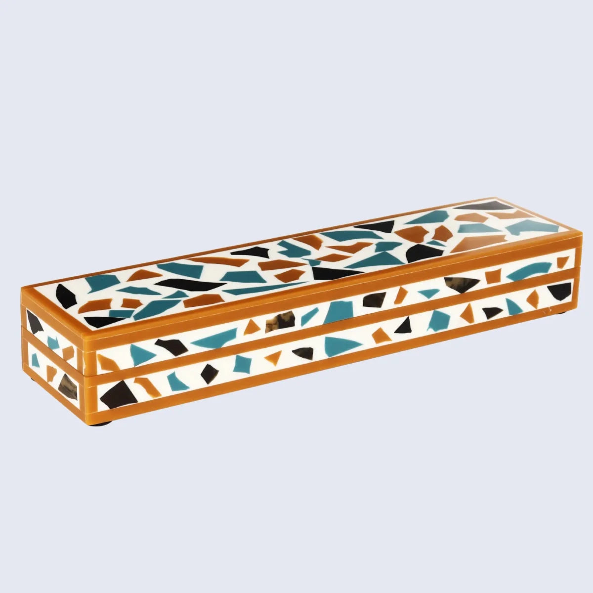 Mosaic gold pattern Resin Inlay decorative boxes in 7 Sizes - HOUSE OF SHE