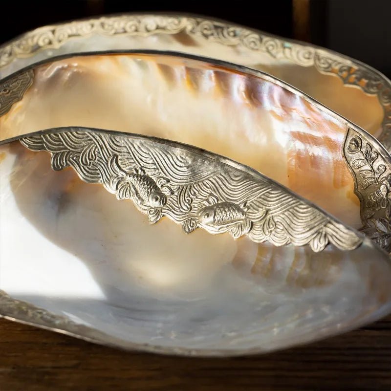 Mother-of-Pearl Shell Jewelry Tray – Luxury Vanity & Display Dish - HOUSE OF SHE