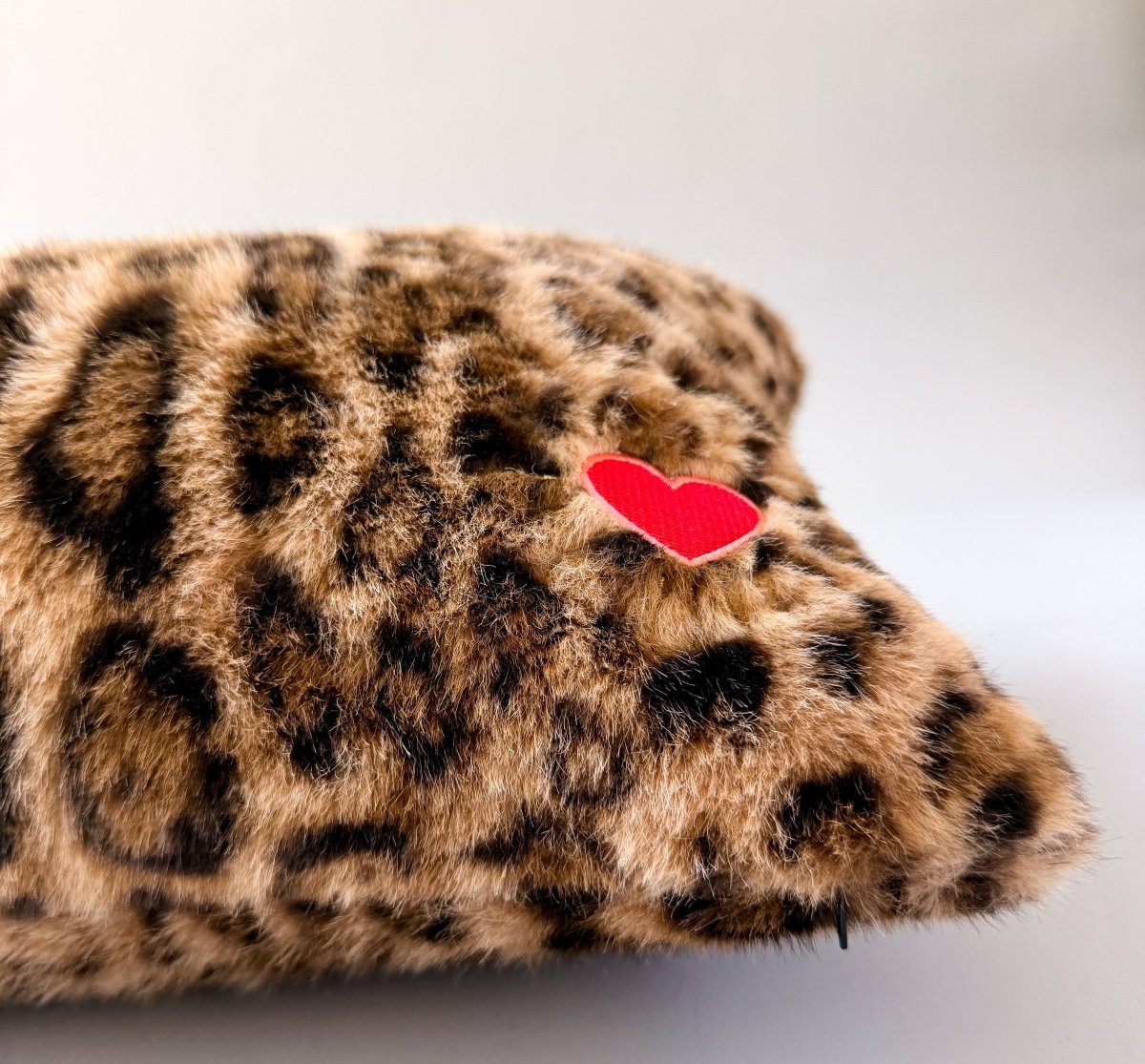 Muse Leopard Faux Fur Lumbar Pillow - HOUSE OF SHE