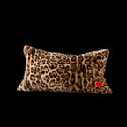 Muse Leopard Faux Fur Lumbar Pillow - HOUSE OF SHE