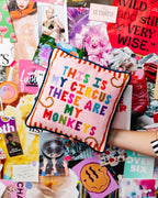 My Circus Needlepoint Pillow - HOUSE OF SHE