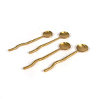 Nadia Spoon Brass (Set of 4) by MESO - HOUSE OF SHE