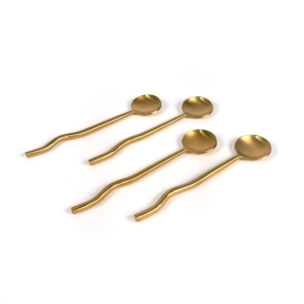 Nadia Spoon Brass (Set of 4) by MESO - HOUSE OF SHE