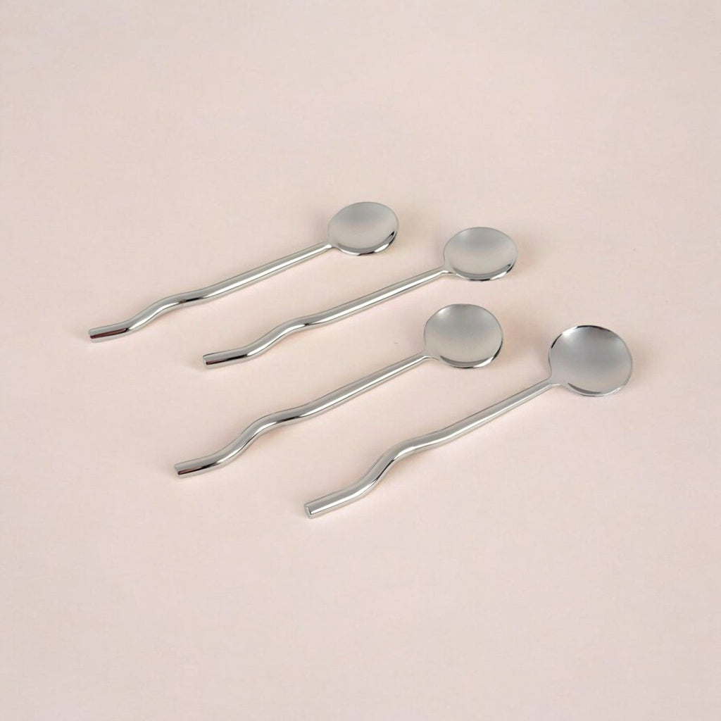 Nadia Spoon Steel (Set of 4) by MESO - HOUSE OF SHE