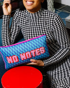 No Notes Needlepoint Pillow - HOUSE OF SHE