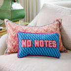 No Notes Needlepoint Pillow - HOUSE OF SHE