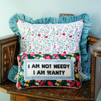Not Needy Needlepoint Pillow - HOUSE OF SHE