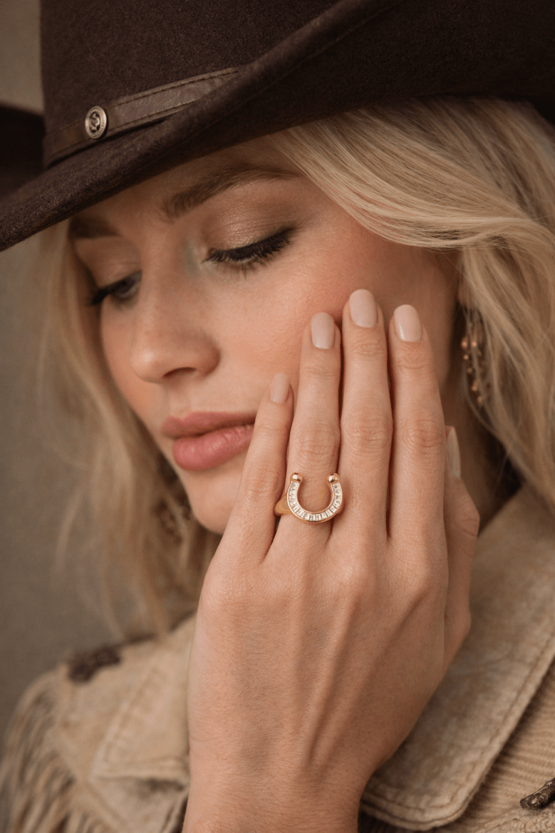 Off To The Races Signet Ring - HOUSE OF SHE