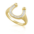 Off To The Races Signet Ring - HOUSE OF SHE