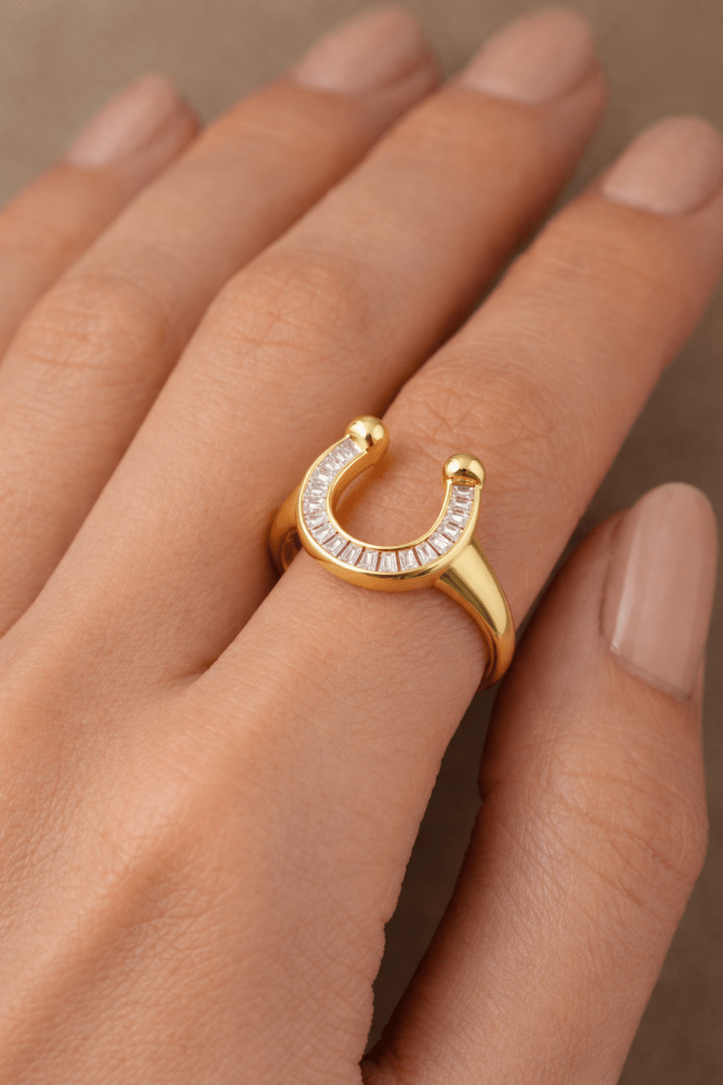 Off To The Races Signet Ring - HOUSE OF SHE