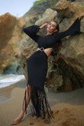 OLIMPIA DRESS IN BLACK - HOUSE OF SHE