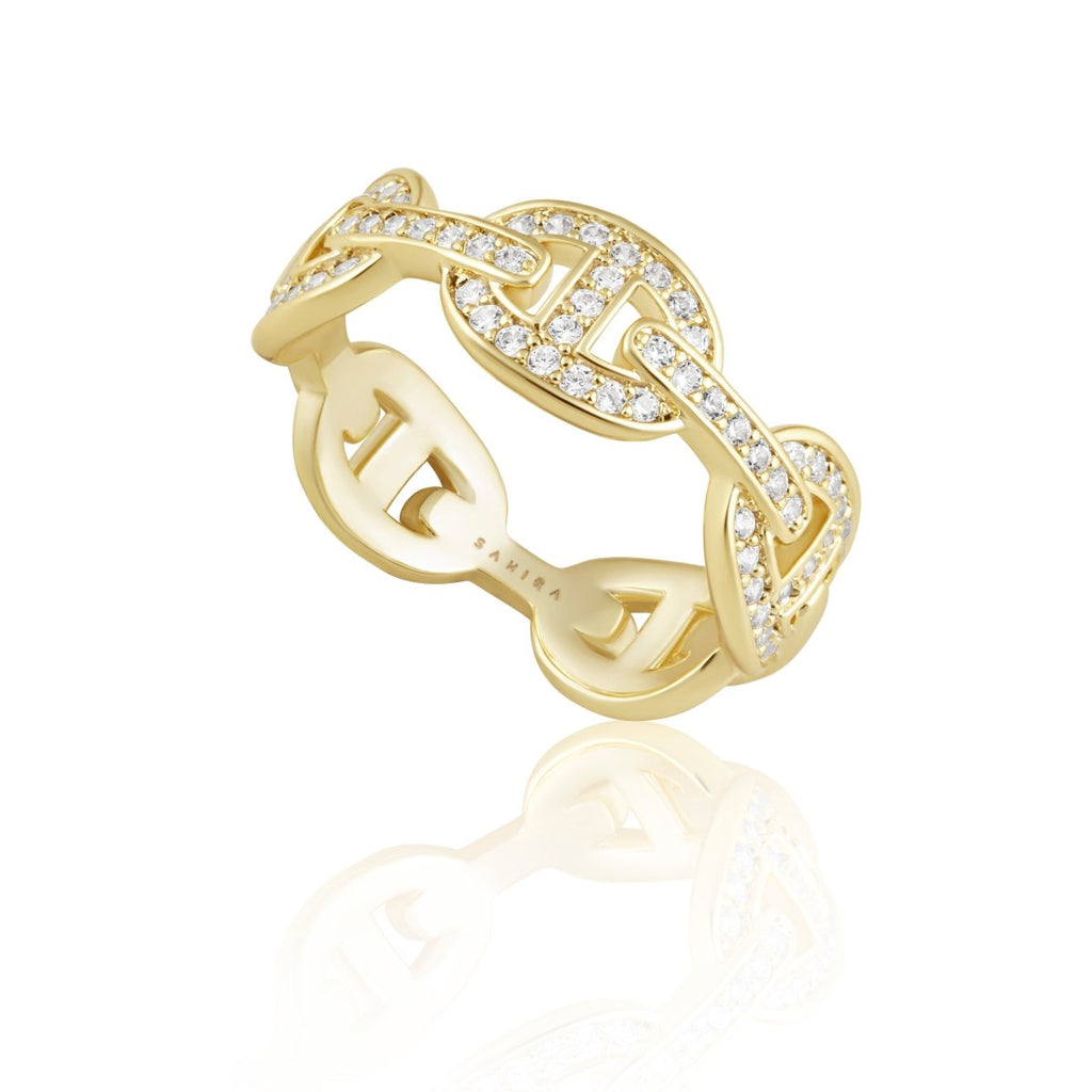 Olivia Chain Link Ring - HOUSE OF SHE