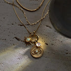 Opal Sun Necklace - HOUSE OF SHE