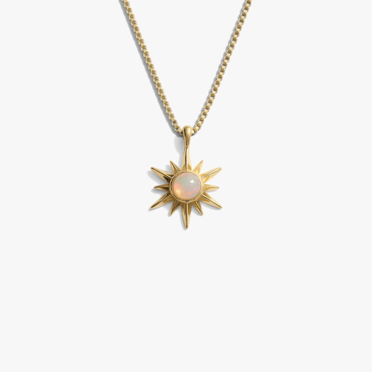 Opal Sun Necklace - HOUSE OF SHE