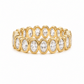 Oval Bezel Eternity Ring - HOUSE OF SHE