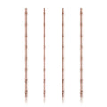 Pacific Bamboo Straws in Copper Set of 4 - HOUSE OF SHE
