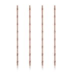 Pacific Bamboo Straws in Copper Set of 4 - HOUSE OF SHE