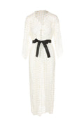 Paris Flower Mesh With Pearl Beads Cardigan - HOUSE OF SHE