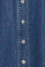PARIS IN DENIM MIDI DRESS - HOUSE OF SHE