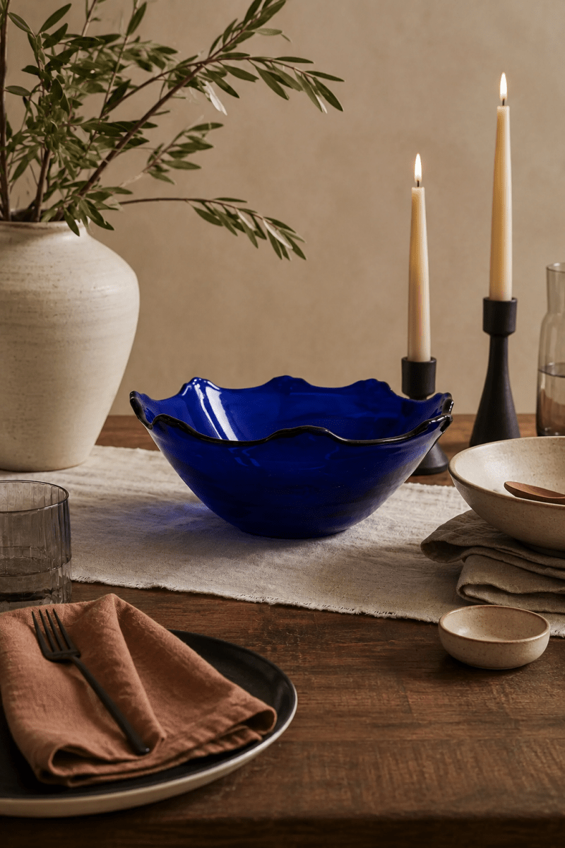 Parras Blue Bowl by MESO - HOUSE OF SHE
