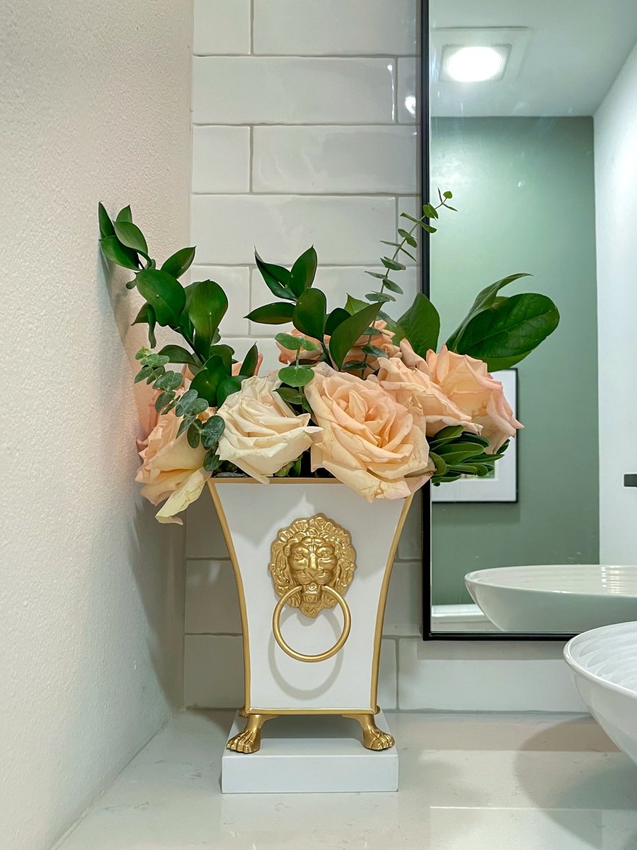 Paws & Claws Fluted Square Cachepot Planter - HOUSE OF SHE