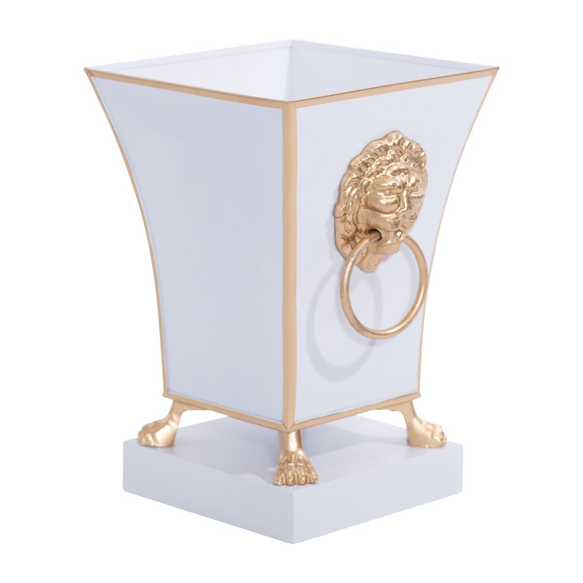 Paws & Claws Fluted Square Cachepot Planter - HOUSE OF SHE