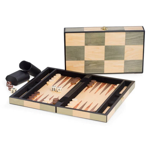 Colton Olive Backgammon Set