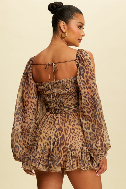 Faena Leopard Mini Dress