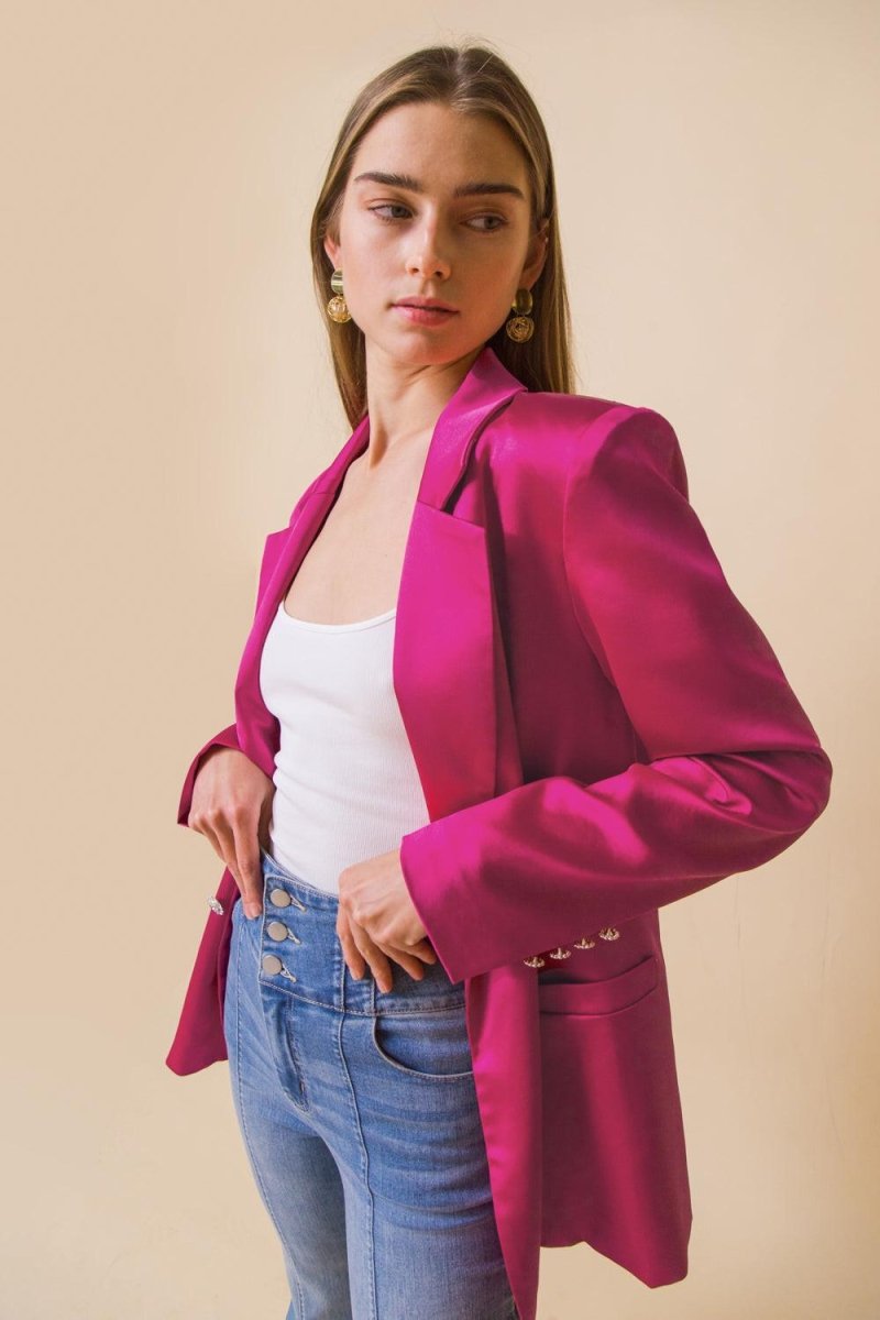 Perfect For Me Blazer - HOUSE OF SHE