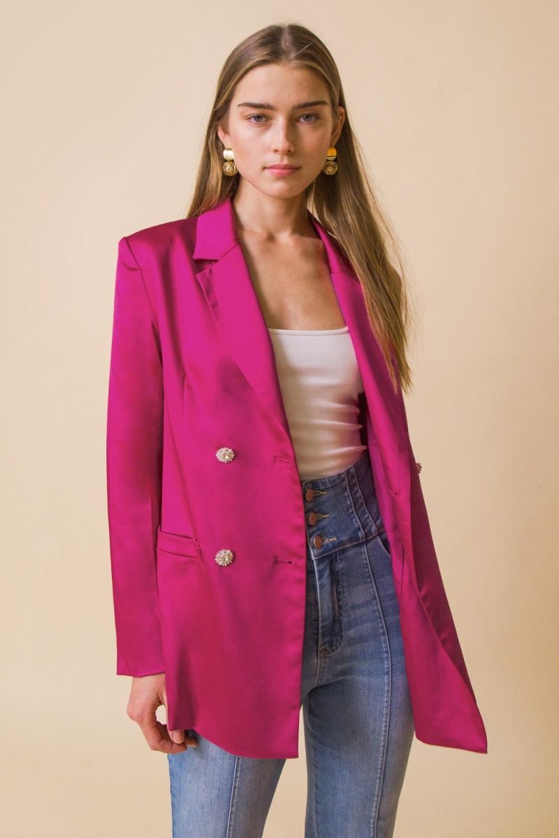 Perfect For Me Blazer - HOUSE OF SHE