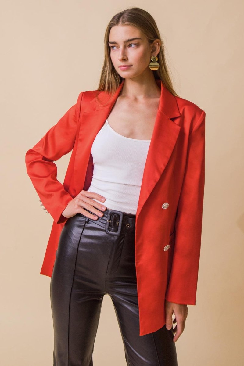 Perfect For Me Blazer - HOUSE OF SHE