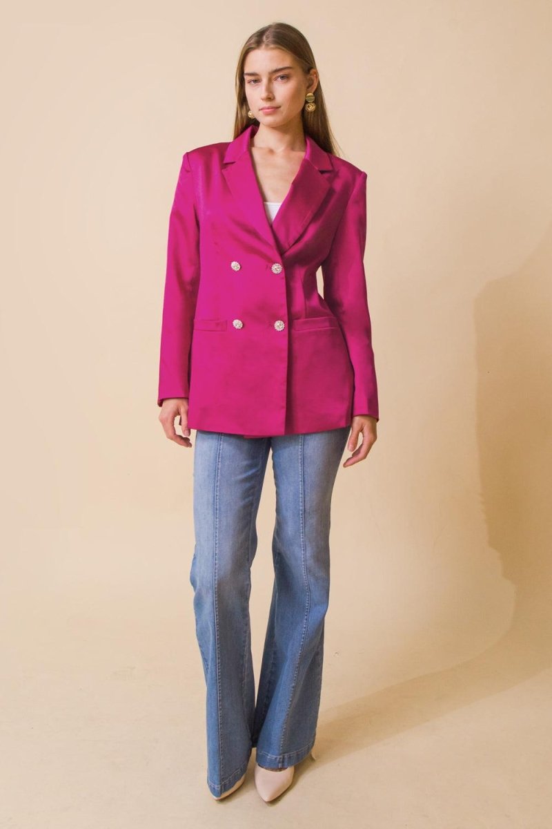 Perfect For Me Blazer - HOUSE OF SHE