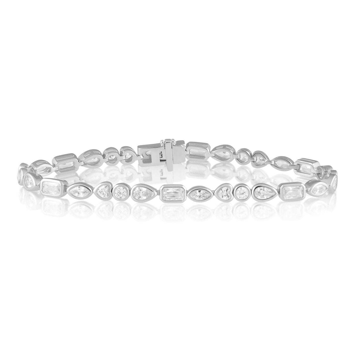 Perrine Bezel Tennis Bracelet - HOUSE OF SHE