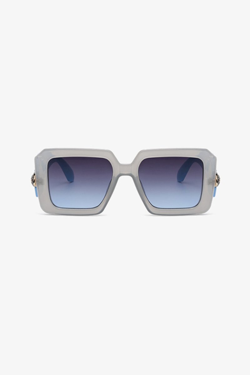 Polycarbonate Frame Square Sunglasses - HOUSE OF SHE