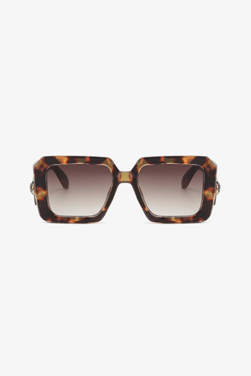 Polycarbonate Frame Square Sunglasses - HOUSE OF SHE