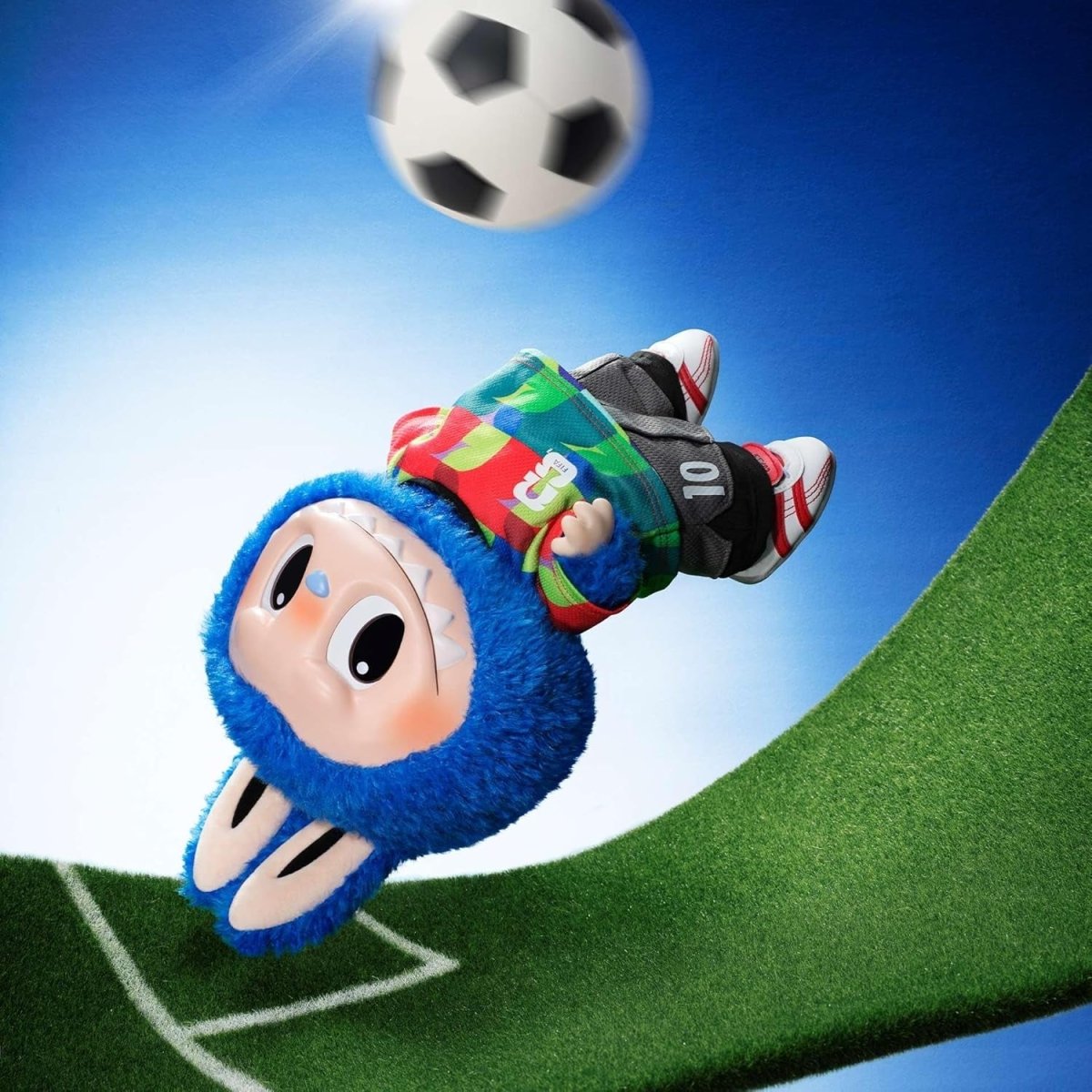 POP MART the Monsters × FIFA Series - Catch the Win Vinyl Plush Doll, Big Labubu with FIFA World Cup 2026 Clothes, Gift for Sports Fans, Teenagers, Adults, 14.96 Inches Height - HOUSE OF SHE