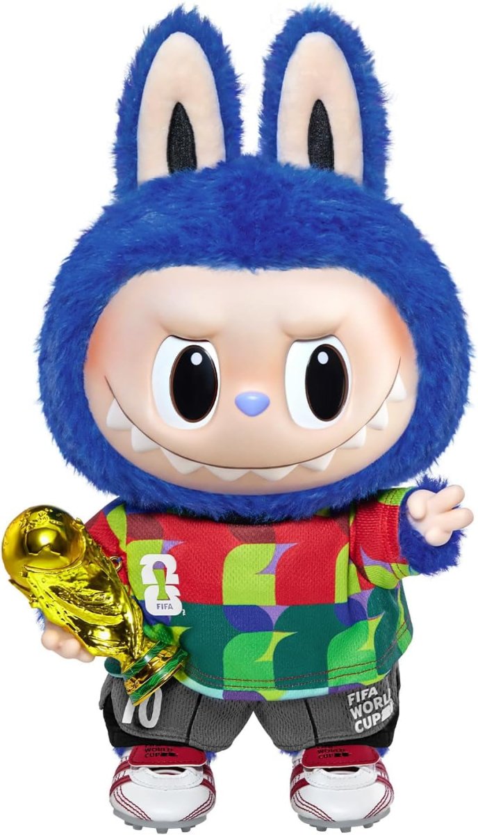 POP MART the Monsters × FIFA Series - Catch the Win Vinyl Plush Doll, Big Labubu with FIFA World Cup 2026 Clothes, Gift for Sports Fans, Teenagers, Adults, 14.96 Inches Height - HOUSE OF SHE
