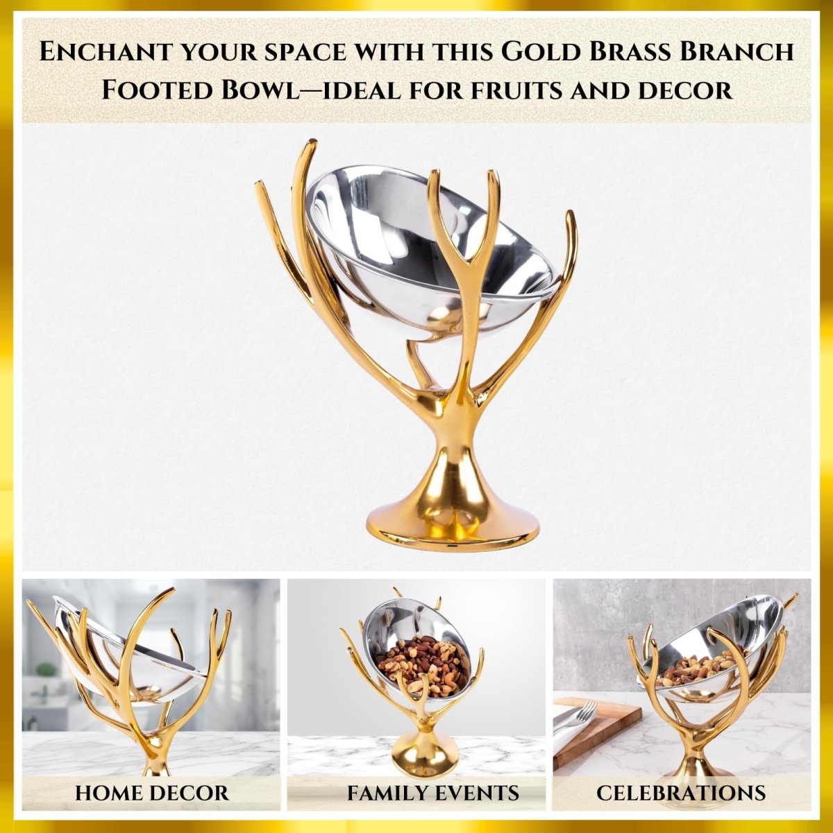 Premium Bronze Gold Ice Bucket & Champagne Cooler - HOUSE OF SHE