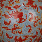 Qing Kangxi-Style “Baifu” Porcelain Bottle – Hand-Painted Luminous Vase - HOUSE OF SHE