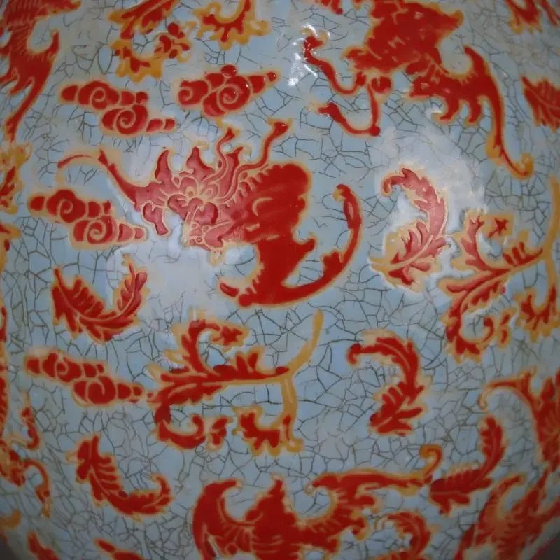 Qing Kangxi-Style “Baifu” Porcelain Bottle – Hand-Painted Luminous Vase - HOUSE OF SHE
