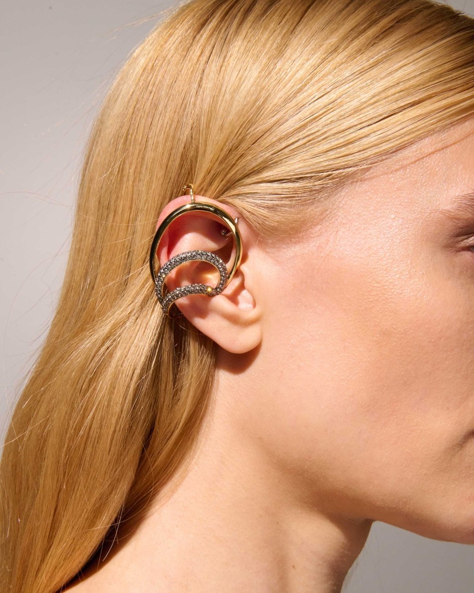 Raisa Pavé Ear Crown - HOUSE OF SHE