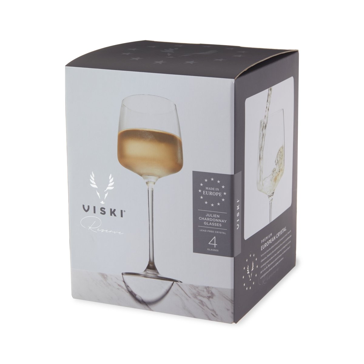 Reserve Julien Crystal Chardonnay Glasses Set of 4 - HOUSE OF SHE