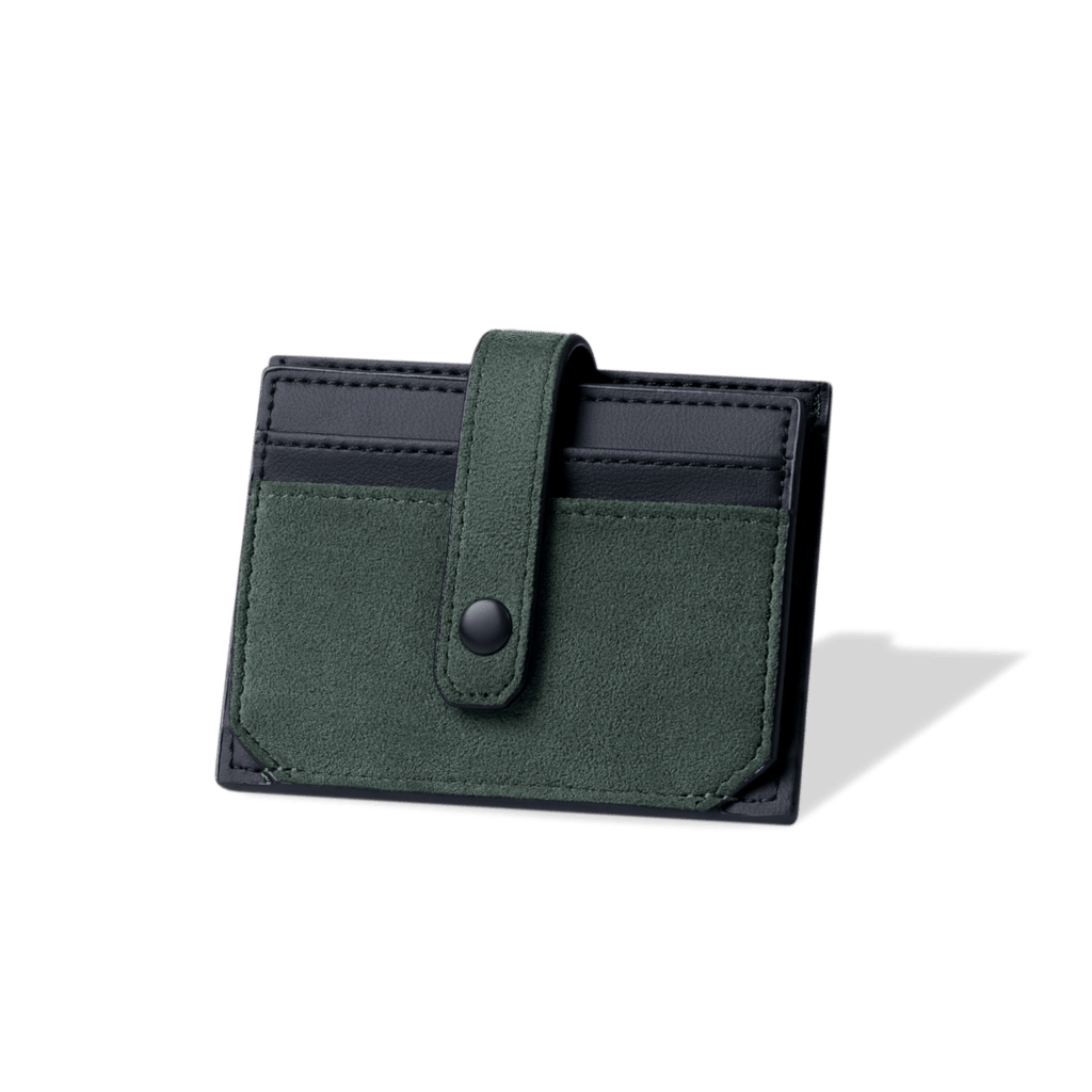 RFID - Blocking Alcantara Slim Wallet - HOUSE OF SHE
