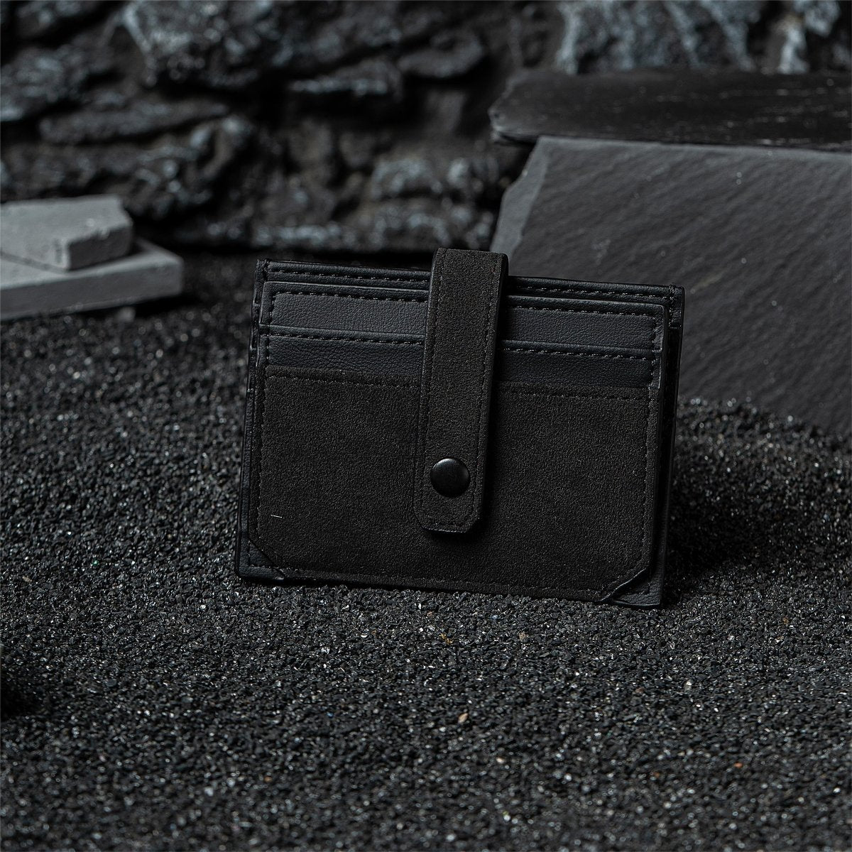 RFID - Blocking Alcantara Slim Wallet - HOUSE OF SHE