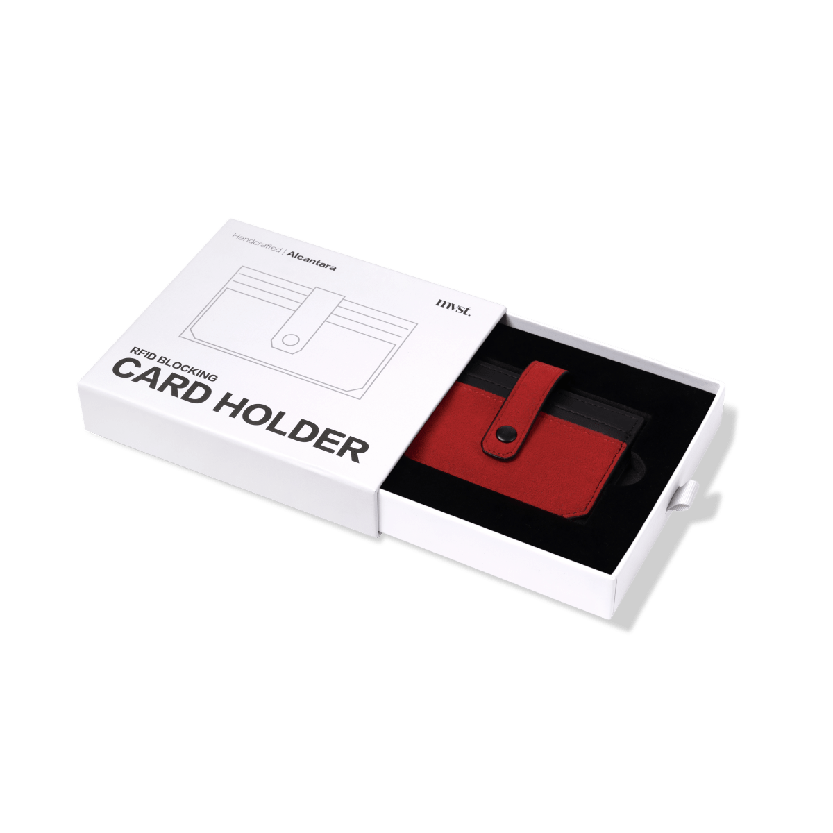 RFID - Blocking Alcantara Slim Wallet - HOUSE OF SHE