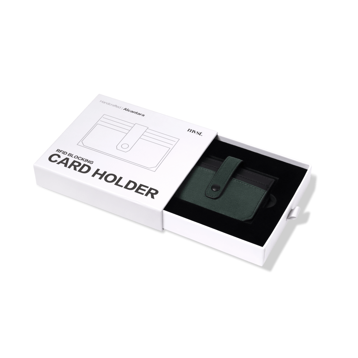 RFID - Blocking Alcantara Slim Wallet - HOUSE OF SHE