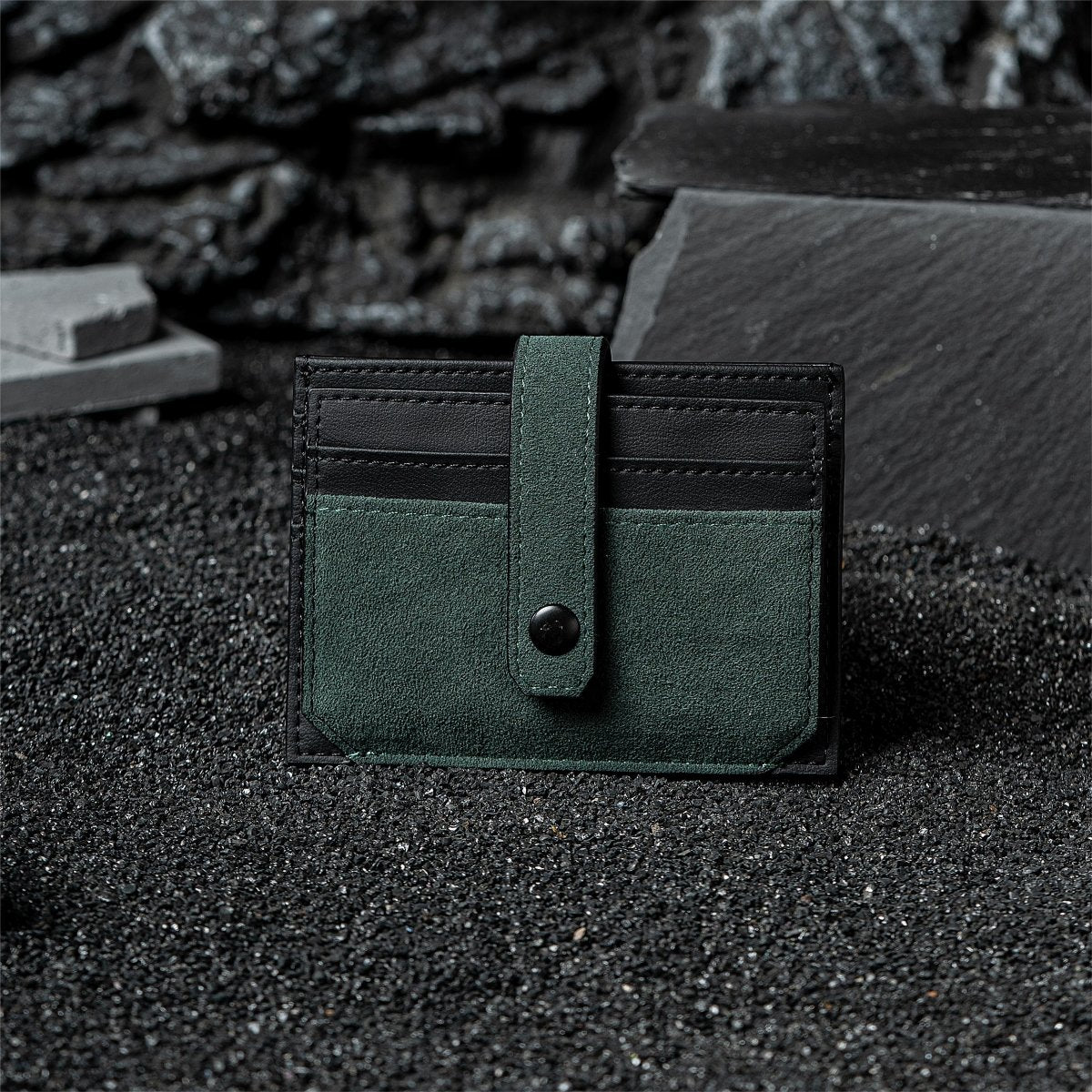 RFID - Blocking Alcantara Slim Wallet - HOUSE OF SHE