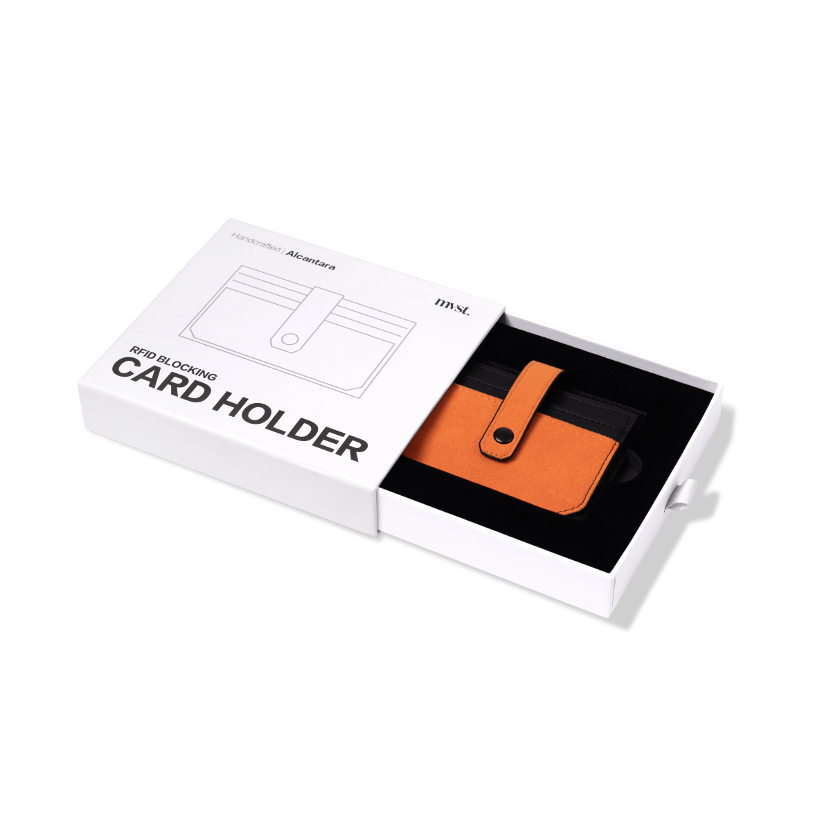 RFID - Blocking Alcantara Slim Wallet - HOUSE OF SHE